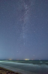 Milky Way Over Coastal Waters