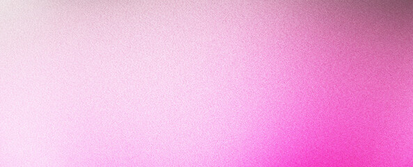 Pink grainy gradient background with noise texture in light pastel color for banner poster backdrop design and copy space
