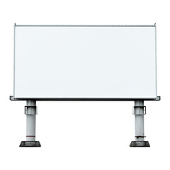 Obraz premium Blank Large Outdoor Billboard on White Background