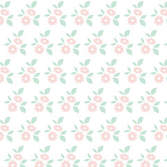 Beautiful and Cute seamless floral pattern design for textile print