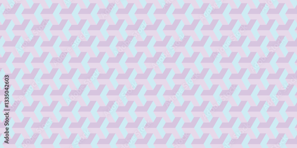 Poster simple geometric pattern design with pastel colors. seamless pattern design