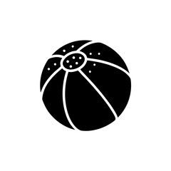 creative details Beach Ball Icon vector illustration