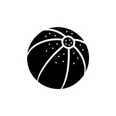 creative details Beach Ball Icon vector illustration