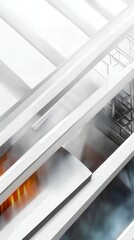 Abstract Architectural Design: Modern Glass Facade