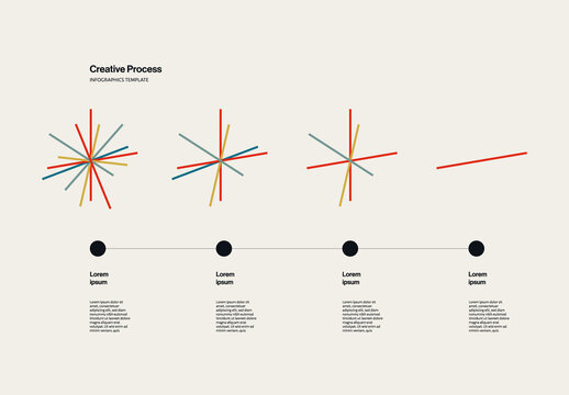 Creative Process Infographics Template