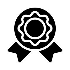 certification glyph icon