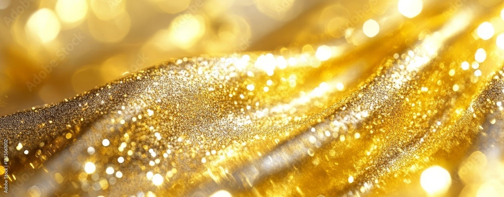 Poster an intimate image revealing colorful metallic textures with dynamic light play, forming an abstract,