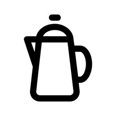 teapot icon. vector Simple design. vector illustration
