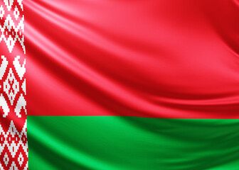 Belarus flag picture, close-up shot of symbol of belarus nation, europe, animated flag background photo, 3D photo of a flag, national symbol of the people, patriotism, full screen