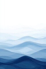 Abstract blue wave background, flowing design, gradient color.