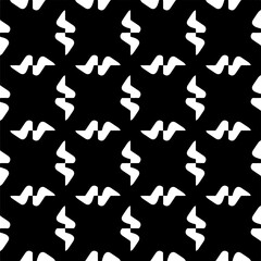 Black pattern, Abstract texture for fabric print, card, table cloth, furniture, banner, cover, invitation, decoration, wrapping. Repetition pattern.