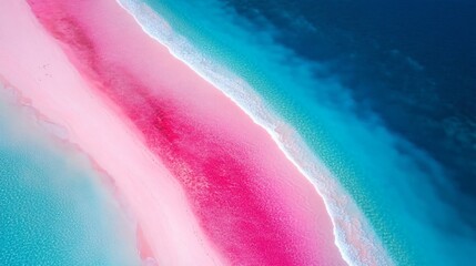 Abstract colorful waves, vibrant pink and blue swirls creating a dynamic and energetic background, ideal for modern designs.