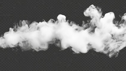 Abstract white smoke cloud
