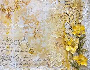 Watercolor landscape background