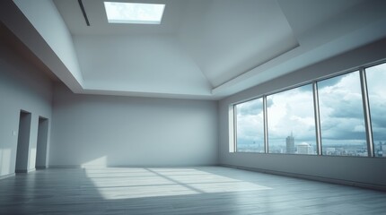Fototapeta premium An empty room.