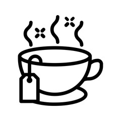 Tea icon . for mobile concept and web design. illustration