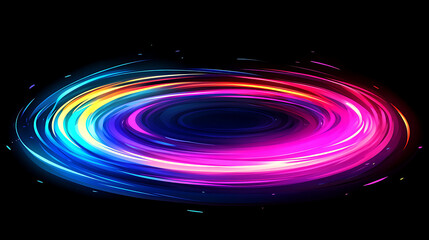 Obraz premium Vibrant swirling colors create a dynamic abstract background, perfect for digital design projects