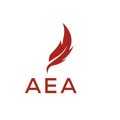 AEA  creative minimalist letter logo.