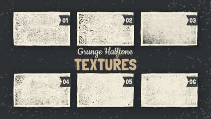 6 Splatter Dot Textures. Dirty Background. Concrete Wall Scratched Material. Vintage Wallpaper Concept. Retro Rough Dots