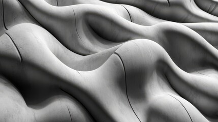 Abstract Concrete Architectural Design - Modern Building Facade