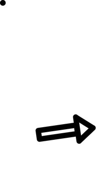 Arrow and dots