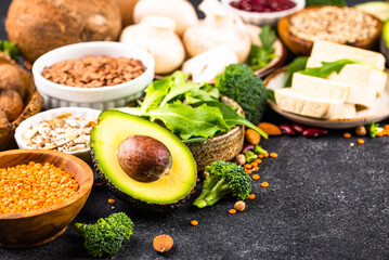 Vegan keto products. Ketogenic plant-based food