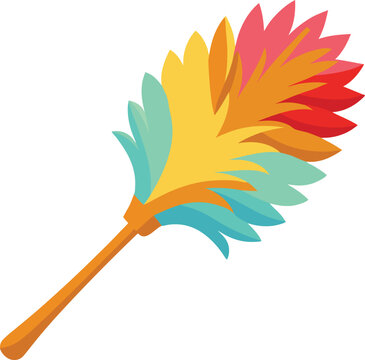 feather duster vector, vector and illustration, vector&nbsp;style