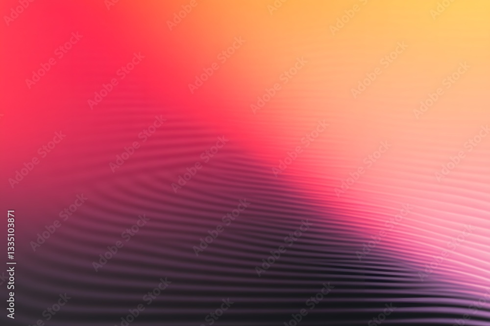 Aufkleber an abstract image featuring layered color gradients and curved lines