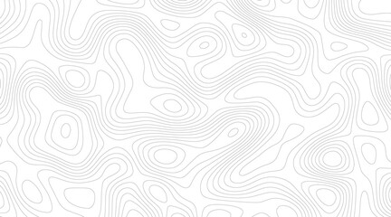 Geography landscape Topo contour map on white background, Topographic contour lines. Abstract topography contour map line and modern wavy map line design, geography map contour wave line white backgro