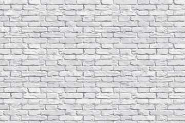Obraz premium Texture of a white brick wall vector illustration