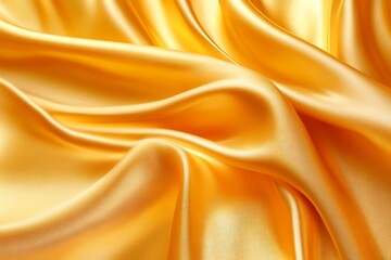 Obraz premium Golden Silk Fabric Texture Background