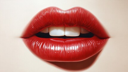 Obraz premium Human lips