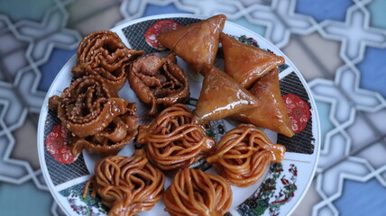 Traditional Moroccan Briwat Puff Pastry Dessert for Ramadan and Festive Celebrations