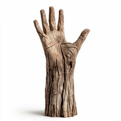 Wooden Hand Sculpture