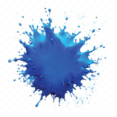 abstract 3d paint splatter and splash in different colour style isolated on white background
