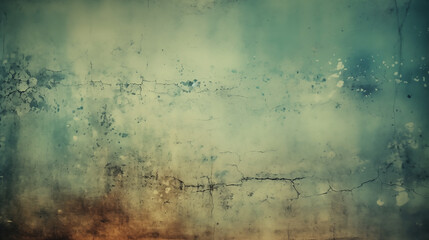 Fototapeta premium Textured grunge background with paint splatters and cracks for creative projects