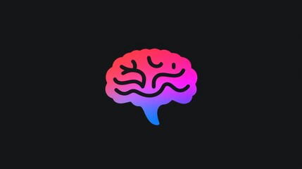 A colorful, abstract representation of a human brain.