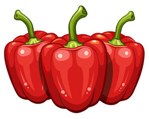 red bell peppers