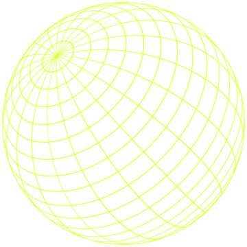 Cyber Neon Wireframe Paraboloid