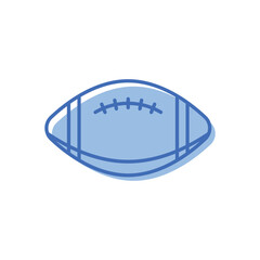 Rugby Ball Vector icon