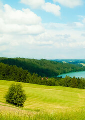 Obraz premium Amazing landscape of Kashubia. Poland