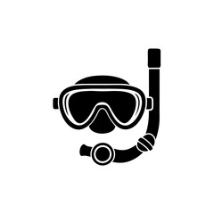 creative details Snorkel Mask Icon vector illustration