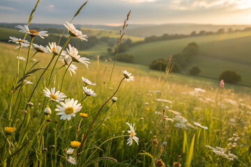 meadow with flowers