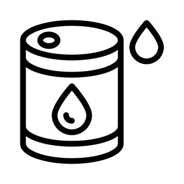 recommend clip art: oil barrel line icon