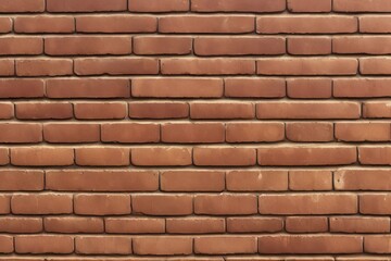 Obraz premium Brick Wall with Horizontal Lines and Mortar