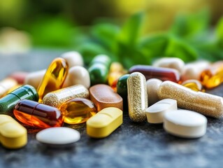 A Medley of Medications: Capsules, Tablets, and Pills for Health and Wellness, a Pharmaceutical Symphony of Treatment, Cure, and Prevention