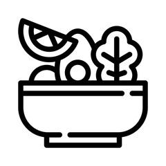 salad line icon
