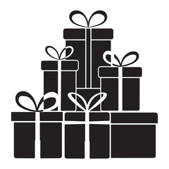 gift boxes vector illustration
