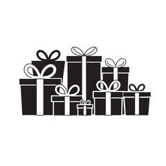 gift boxes vector  icon