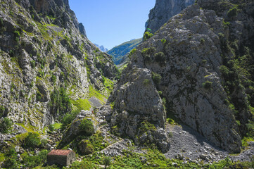 Urriellu peak,Naranjo de Bulnes, in Picos de Europa National Park, Asturias, Spain